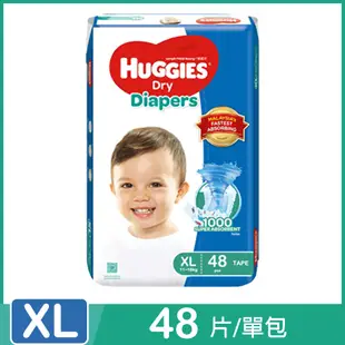 【好奇Huggies】國際版耀金級黏貼型紙尿褲(單包) XL