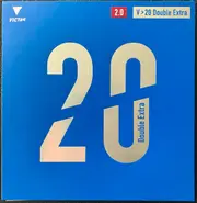 GENUINE VICTAS V >20 Double Extra Max 2.0 200080 Table Tennis Rubber Made in Germany BLACK