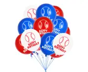 12inch Latex Balloon x 12pcs Baseball Party Set Party Supplies Birthday Decoration