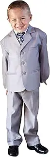 [YYI] Boys' Three Buttons Wedding Prom Page Boy Suit 2 Pieces Tuxedo Jacket Trousers