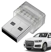Wscwl Car LED Lights Interior - LED Interior Car Light USB Ambient Light - Multicolor Night Light Plug-In Interior Light for Indoor & Car