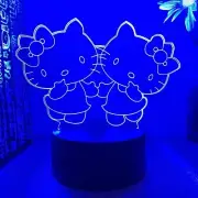 BRAND NEW SANRIO HELLO KITTY LED LIGHT USB LAMP MULTICOLOUR WITH REMOTE