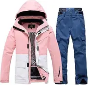 [Dsimilarl] Ski Suit Women Skiing Clothes Winter Outdoor Warm Windproof Waterproof Jacket and Pants Set Female Snowboarding Suits Snow Sport