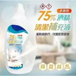 75% 防疫酒精 桶裝 4000ML SGS認證（清潔用非醫療用）［現貨秒出貨］