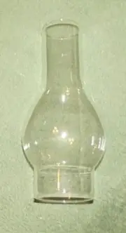 Glass oil lamp Chimney 2 &1/8 by 6 & 1/2 inch for antique or old kerosene lamp