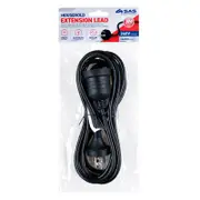 Ozoffer Extension Lead 3 Meter Black 240V 10A Max Load 2400W