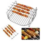 6/7/8 Inch Round Barbecue Rack Detachable Skewer Holder Kitchen Tools
