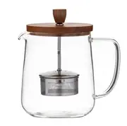 Leaf & Bean Naples Teapot with Acacia Lid & Infuser - Robins Kitchen
