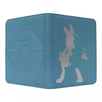 Lucario Zippered 9 Pocket ULTRA PRO Binder Holds 360 Pokemon Cards Side Load
