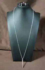 Paparazzi Tower Of Transcendence Pink Necklace And Earrings