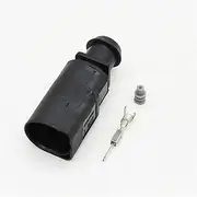 BIZOCA 4P 4B0973812 4B0973712 4B0 973 812 4B0 973 712 Car Starter Water Temperature Sensor Wire Socket for Plug(Army Green)