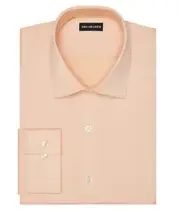Van Heusen Mens Slim Fit Wrinkle Free Long Sleeve Dress Shirt Size S Melon | $65