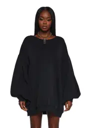 [Poster Grl] Thank You Next Sweatshirt Dress