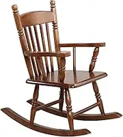 Rocking Chair Lounge Chair Kids Rocking Chairs for Nursery Toddler, Wooden Armchair Childrens Chair for Ages 3-10 Years Old Boys Girls, Child's Porch Rocker for Indoor Outdoor