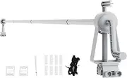 VEVOR Pool Cover Reel, Aluminum Solar Cover Reel 20 ft, Above Ground Swimming Pool Cover Reel Set, Fits for 3-20 ft Width Swimming Pools