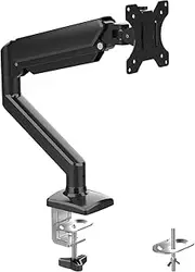 GRIFEMA Monitor Mount for 13-32 Inch Screen, Monitor Stand, Monitor Arm Height Adjustable Rotation, Monitor Mount Max 9 kg, Screen Mount Vesa 75 x 75/100 x 100, Black