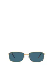 Ray-Ban Rectangle Frame Sunglasses 57 Blue