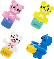 HONMEET Educational Plaything Decorative Clockwork Toys Children's Plastic Wind-up Toy Tiger Shape