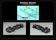 1/32 Scale Decals for Policar/NSR F1 - Mercedes W14, Hamilton & Russel 2023