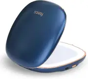 Compact Makeup Mirror with Natural LED Lights, 1X/ 10X Magnifying - Rechargeable