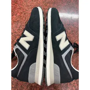 【零碼福利品出清】NEW BALANCE -US9 復古鞋 男女款 黑色-U574LL2-1