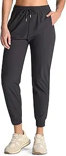 [CANSEN] Womens Joggers Pants Lightweight Quick Dry Sweatpants with Pockets for Workout Lounge Jogging Travel