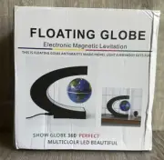 Floating Globe with LED Lights C Shape Magnetic (SM)