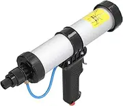 Pneumatic Caulking Gun Professional Glue Gun with Air Pressure Regulator Aluminum Alloy Caulking Gun for Building Decoration Solar Photovoltaic Industry