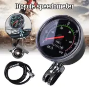 Bicycle Bike Speedometer Analog Mechanical Odometer Riding Cycling Odometer