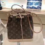 二手精品 LV 路易威登 M40817 NOé BB 老花水桶包 BB水桶包 單肩包 斜挎包 水桶包 抽繩水桶