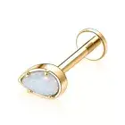 AROWRO G23 Titanium Labret Studs 16g Labret Jewelry Lip Piercing Jewelry Inte...