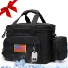 Tactical Lunch Box for Men, Insulated Lunch Bag MOLLE Webbing Leakproof, Cool...