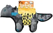 FurKidz African Safari Honey Badger Dog Toy, Blue/Grey
