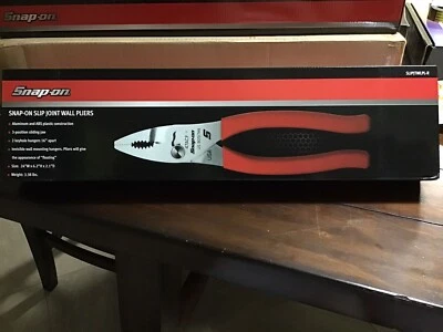 Huge 24” Long Snap On Tools Collectible Wall Mount Pliers RED SLIPJTWLPL-R