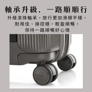 SAMSONITE 新秀麗 出國行李箱 可擴充行李箱 28吋 100%PC材質 防盜拉鍊-HJ8-MYTON 授權經銷商