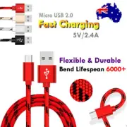 Fast Charging Charger Micro USB Data Sync Cable For ZTE Blade A31 A3 A5 A7 2019