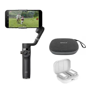 DJI Osmo Mobile 6 手機雲台 三軸折疊手持穩定器+專屬收納包+補光燈 公司貨 美顏補光閃耀組合