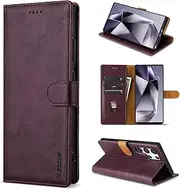 UDBKKDX Wallet Case for Xiaomi Poco M5, Vintage Matte Retro Leather with Viewing Stand Case Cover