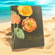 journal notebook Floral lined hard cover”mercy Peace & Love By Your In Abundance