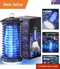Bug Zapper Outdoor Fly Killer - Electric Mosquito Zapper 4200V Fly Trap, Mosq...