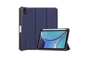 For iPad mini 6 Case,Karst Smart Folio PU Leather Case, 3-fold Cover, Dark Blue