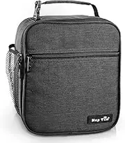 Hap Tim Reusable Lunch Bag, Insulated Lunch Box for Men/Kids,Tough & Spacious Adults Cooler Bento Box for Men & Women(AU18654-DG)