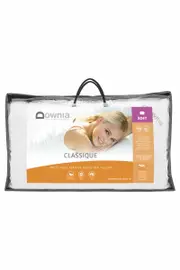 Downia CLASSIQUE white duck down & feather pillow (SOFT)