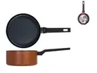 H&h Casserole 1 Handle Non-Stick Borghese CMS 20, Black