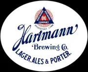Hartmann Brewing of Bridgeport, Connecticut DIECUT NEW Sign 40" Wide USA STEEL