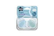 Tommee Tippee Closer To Nature Soother Night Time 0-6M 2PK
