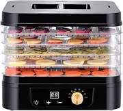 Fruit Dryer Dehydration Household Food Dehydrator 220V 5 Layers Professional Kitchen Food Dehydrator Fruit Vegetable Herb Meat Drying Machine Food Dryer
