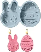 Bunny Cake Pan | Easter Silicone Baking Mold for Cake | Baking Tray Silicone Mold, Cute Easter Cake Baking Pan, Silicone Candle Molds for Handmade Crafts