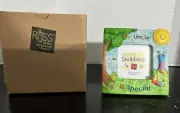 RUSS SCRIBBLES PICTURE FRAME - HOLDS 2.5" X 2.5" - My uncle is special