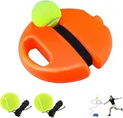Tennis Trainer Rebound Ball with 3 String Balls, Solo Tennis Training Equipment, Portable Tenniss Training Tool, Tenniss Rebounder Kit,Suitable for Beginners Sport Exercise